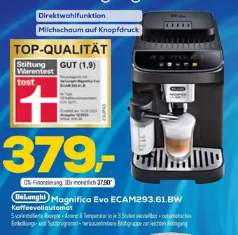 Euronics Delonghi magnifica evo ecam293.61.bw Angebot