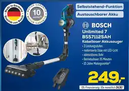 Euronics Bosch unlimited 7 bss71125ah kabelloser akkusauger Angebot