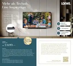 Euronics Loewe oled-tv inspire dr+ Angebot