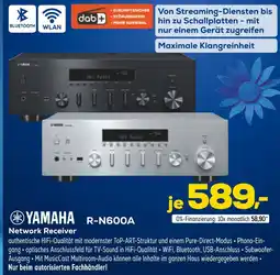 Euronics Yamaha r-n600a network receiver Angebot