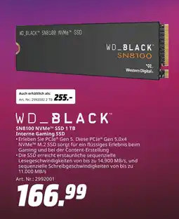 MediaMarkt Wd_black sn8100 nvme ssd 1 tb Angebot