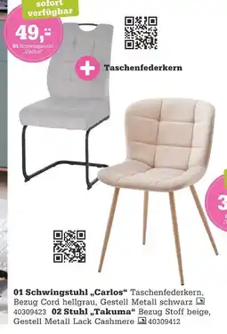 Höffner Schwingstuhl carlos Angebot