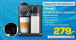 Euronics Delonghi en 640.b gran lattissima kapselautomat Angebot
