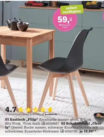 Höffner Esstisch filip Angebot