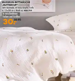 Möbel Kraft Musselin-bettwäsche 'buttercup' Angebot