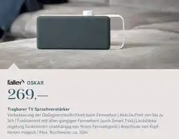 Euronics Faller oskar tragbarer tv sprachverstärker Angebot