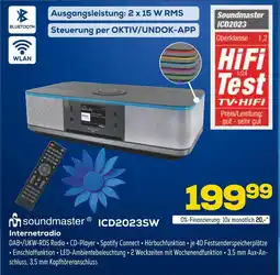 Euronics Soundmaster icd2023sw internetradio Angebot