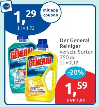 Budni Der general reiniger langanhaltender glanz & frische Angebot