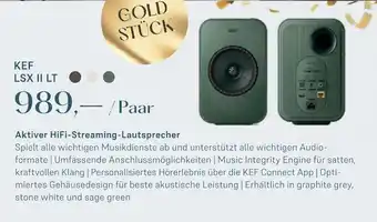 Euronics Kef lsx ii lt aktiver hifi-streaming-lautsprecher Angebot