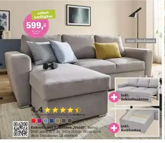Höffner Ecksofa mit funktion „valdi“ Angebot