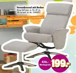 Möbel Mahler Fernsehsessel mit hocker Angebot