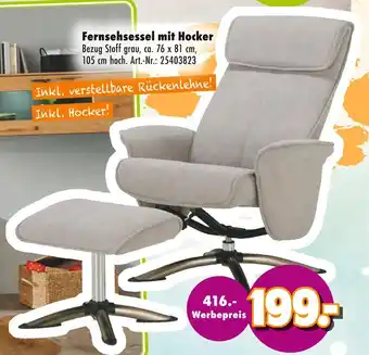 Möbel Mahler Fernsehsessel mit hocker Angebot