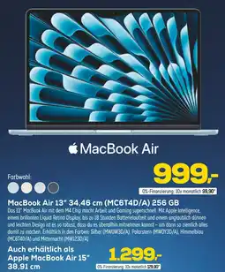 Euronics Apple macbook air 13” 34,46 cm Angebot