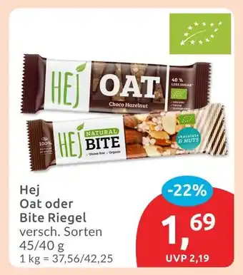 Budni Hej oat riegel Angebot