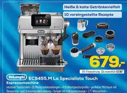 Euronics Delonghi ec9455.m la specialista touch espressomaschine Angebot