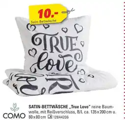 Höffner Como satin-bettwäsche „true love“ Angebot