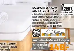 Möbel Kraft F.a.n. frankenstolz komfortschaum-matratze 'fit ks' Angebot