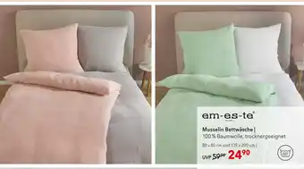 Matratzen Concord Em-es-te musselin bettwäsche Angebot
