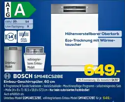 Euronics Bosch smi4ecs28e einbau-geschirrspüler Angebot