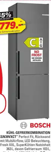 Höffner Bosch kühl-gefrierkombination kgn39vxct Angebot