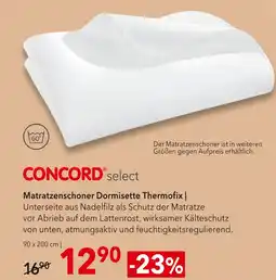Matratzen Concord Concord matratzenschoner dormisette thermofix Angebot