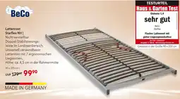 Matratzen Concord Beco lattenrost starflex nv Angebot