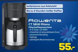 Euronics Rowenta ct 3818 milano filterkaffeemaschine Angebot