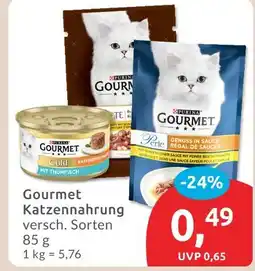 Budni Purina gourmet katzennahrung gold mit thunfisch Angebot