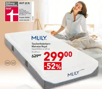 Matratzen Concord Mlily taschenfederkern-matratze royal Angebot