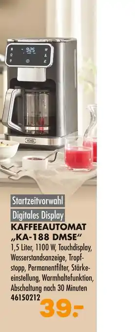 Möbel Kraft Khg kaffeeautomat ka-188 dmse Angebot