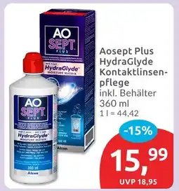 Budni Alcon aosept plus hydraglyde kontaktlinsenpflege Angebot
