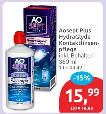 Budni Alcon aosept plus hydraglyde kontaktlinsenpflege Angebot