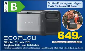 Euronics Ecoflow glacier classic 35l Angebot