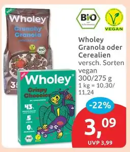 Budni Wholey crunchy granola Angebot