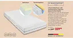 Matratzen Concord H+ manufaktur 7-zonen kaltschaum- oder 7-zonen taschenfederkern-matratze nature comfort Angebot