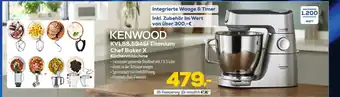 Euronics Kenwood kvl85.594si titanium chef baker x küchenmaschine Angebot
