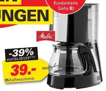 Höffner Melitta kaffeeautomat „1017-04“ Angebot