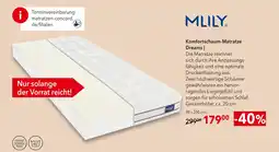 Matratzen Concord Mlily komfortschaum-matratze dreams Angebot