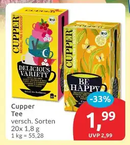 Budni Cupper tee delicious variety Angebot