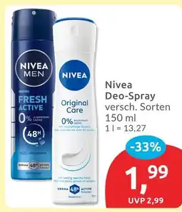 Budni Nivea fresh active deo-spray Angebot