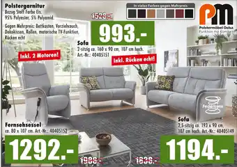 Möbel Mahler Polstermöbel oelsa polstergarnitur Angebot