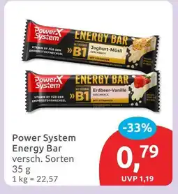 Budni Power system energy bar joghurt-müsli Angebot