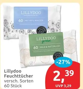 Budni Lillydoo feuchttücher 60 stück Angebot