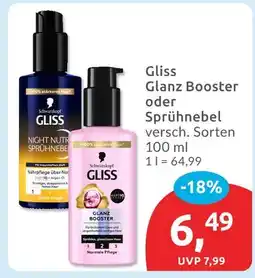 Budni Schwarzkopf gliss glanz booster Angebot