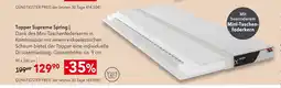 Matratzen Concord Topper supreme spring Angebot