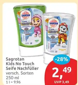 Budni Sagrotan kids no touch seife nachfüller apfel duft Angebot