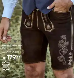 Galeria Alpenfeeling Herren-Lederhose Angebot