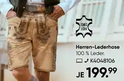 Galeria Stockerpoint Herren-Lederhose Angebot
