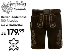Galeria Alpenfeeling Herren-Lederhose Angebot