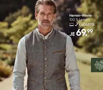 Galeria Alpenfeeling Herren-Weste Angebot